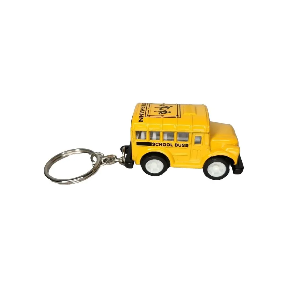 SCHOOL BUS KEYCHAIN -  Adorable Diecast Metal Bus! New